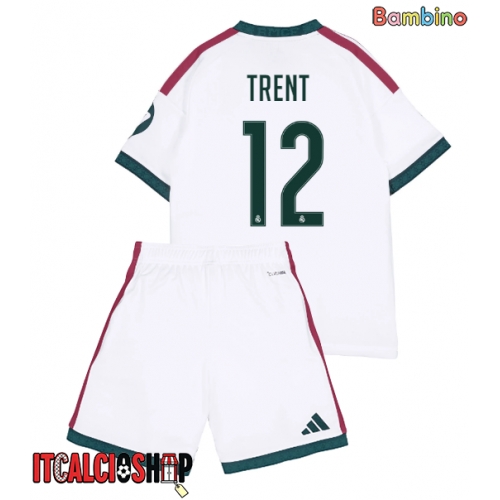 Real Madrid Alexander-Arnold #12 Prima Maglia Bambino 2026-27 Manica Corta (+ Pantaloni corti)